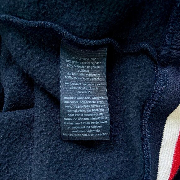 Tommy Hilfiger Women’s Navy Pullover Sweatshirt Size L • Good Cond - Picture 6 of 8